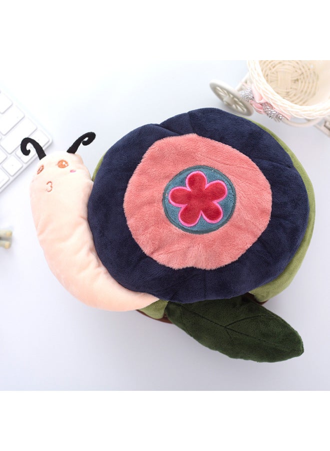 Computer Heated Hand Warmer Mouse Pad With Wrist Guard Thickeneded Cartoon Warm Winter Heating Mouse Cover Hand Warmer-Pattern:Snail - Image 1