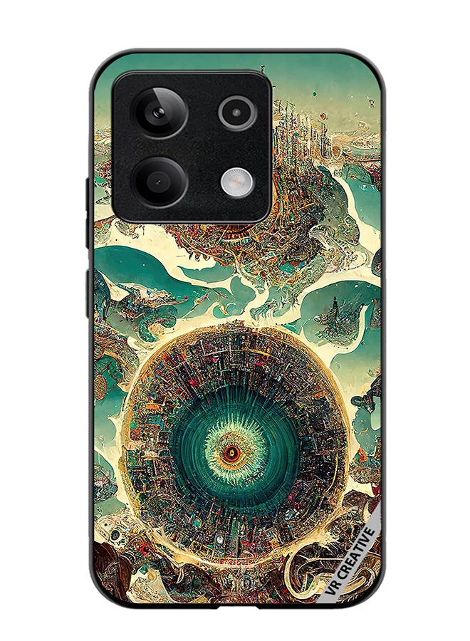 VR CREATIVE Protective Case Cover For Xiaomi Poco X6 Surreal City Design Multicolour - Image 1