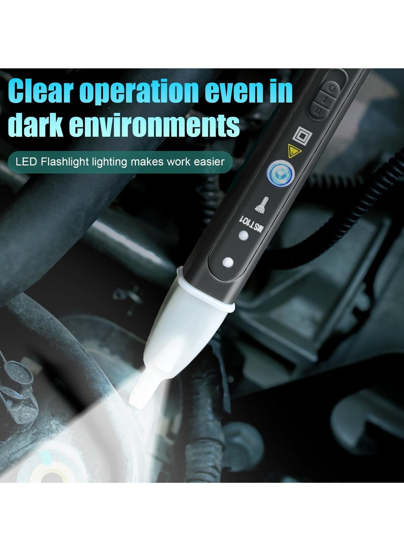 Excefore Ignition Coil Tester Tool, Automotive Electronic Faults Detector, Car Spark Tester and Voltage Tester Pen, Spark Tester Pen with LED Display & Two Batteries  - Image 4