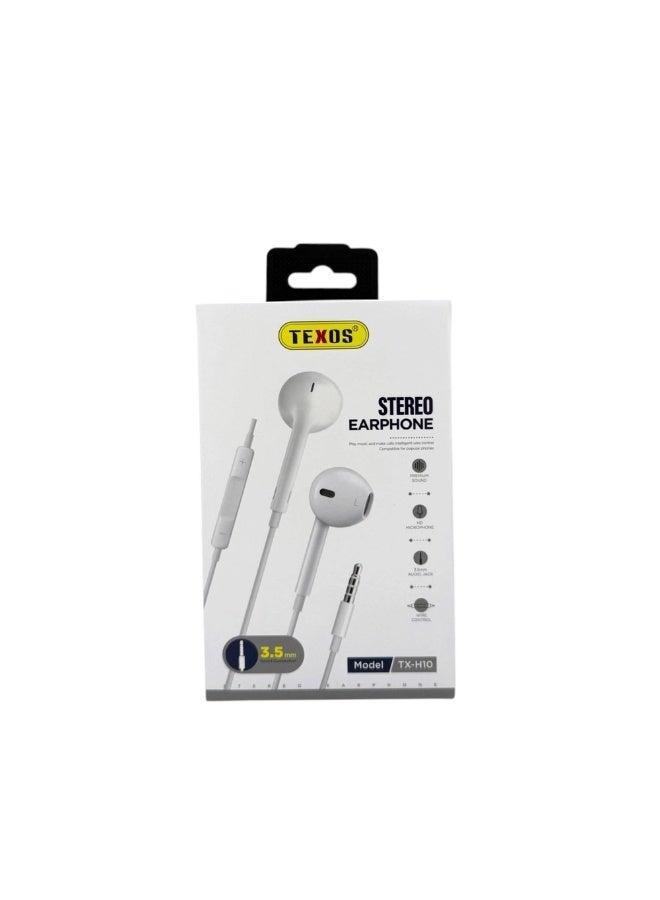 texos Texos tx-h10 3 Audio Jack Direct Connection Wired Earphone 3.5 MM Z67BC9BE79E1585C6AB92Z