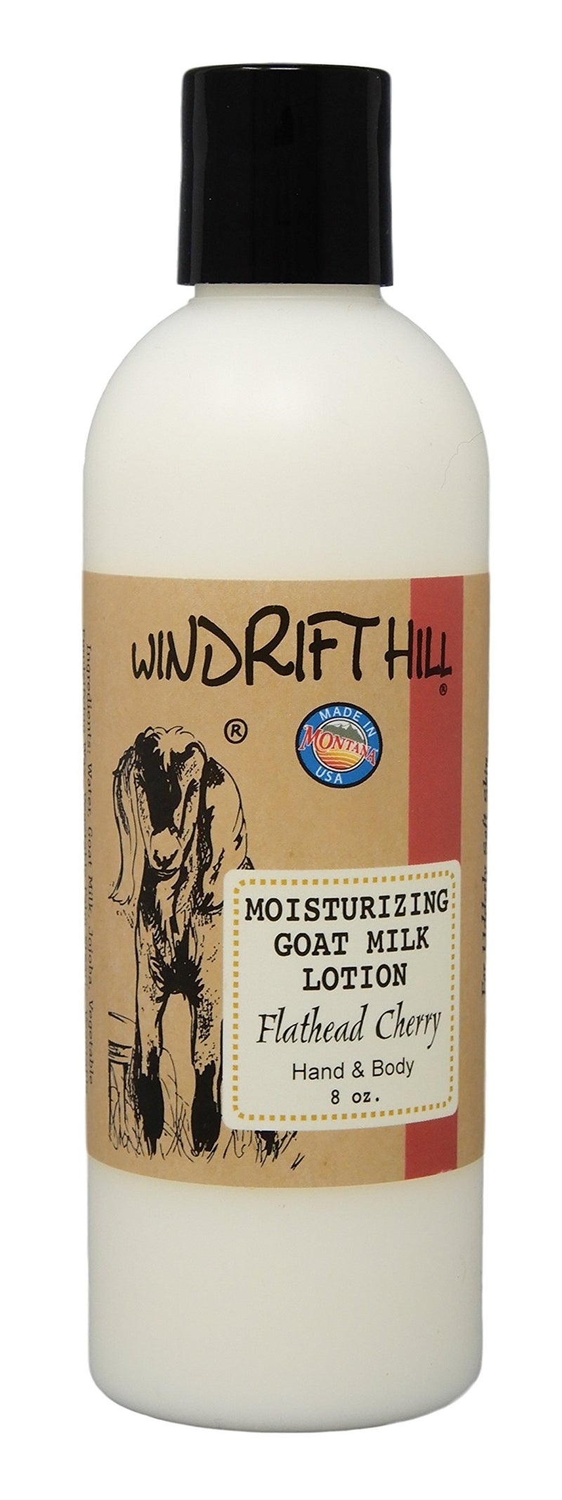 Windrift Hill Moisturizing Goats Milk Lotion Flathead Cherry
