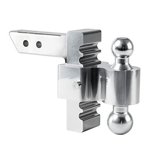 ANDERSEN HITCHES Rapid Hitch Best Adjustable Ball Mount 6 DropRise 2 2516 Plate Steel Dual Ball Fits 2 Receiver 3410 - Image 1