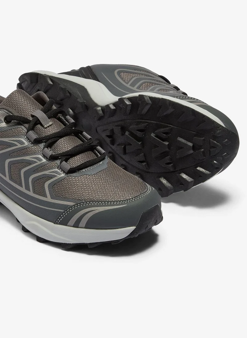 Matalan Grey Grey Tech Trainers for Men | Best Price UAE