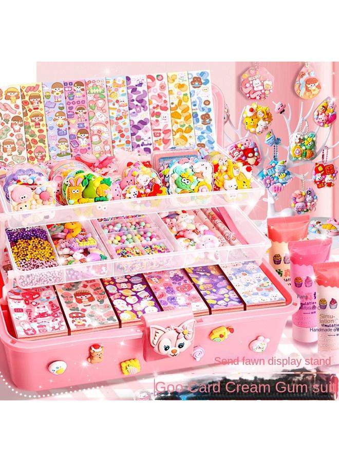 Bluejw Cream Gel Goo Card Suit Gula Card Sticker Material Diy Manual Card Account Goo Ka Deluxe Edition Puzzle - Image 2