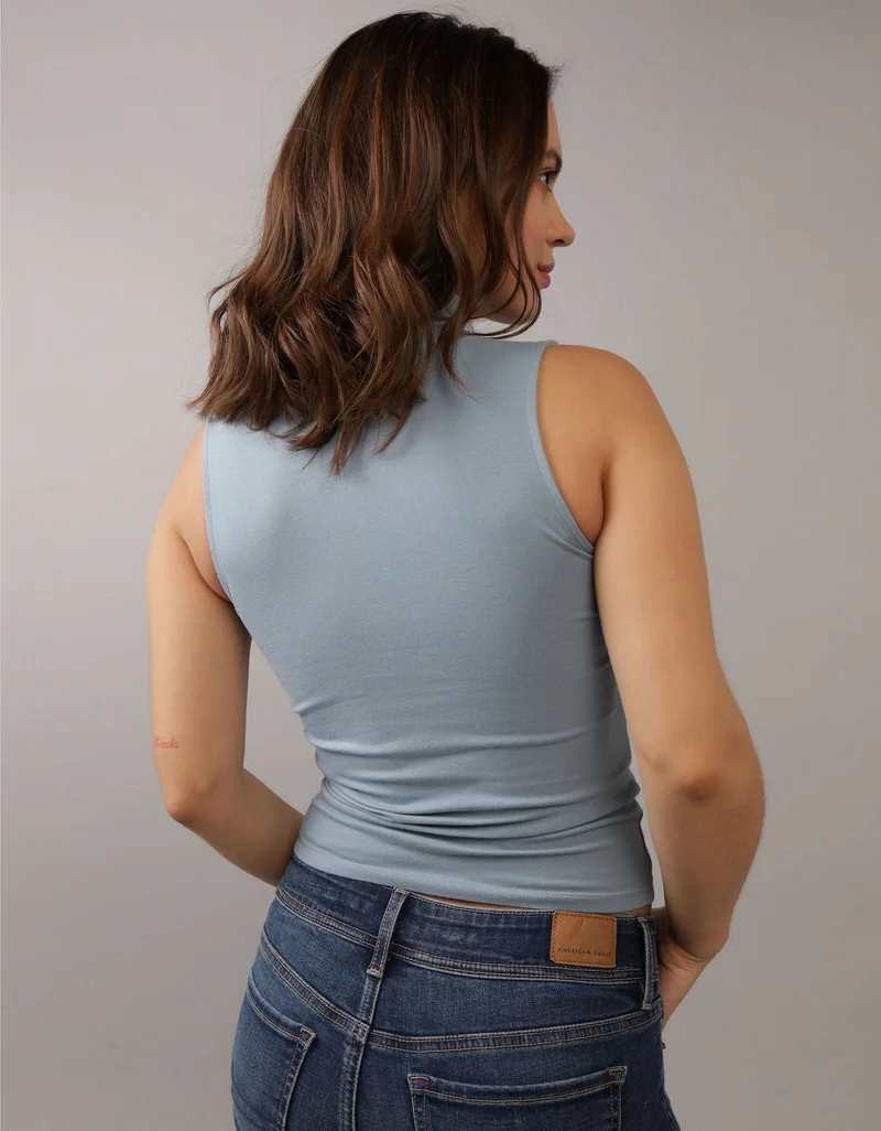 امريكان ايجل بلوزة تانك بقبة وهمية