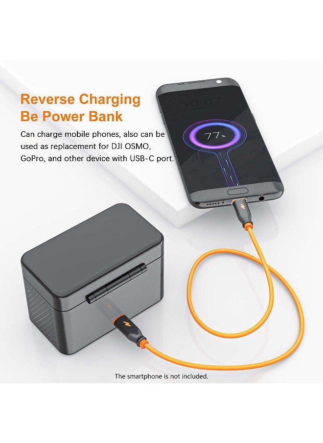 ZGCINE - ZGCINE PS-G10 mini Portable Sports Camera Battery Fast Charging Case 5200mAh Wireless Dual Battery Charger with Type-C Port 2pcs 1800mAh Batteries Replacement for GoPro Hero 11/10/9 - Image 1