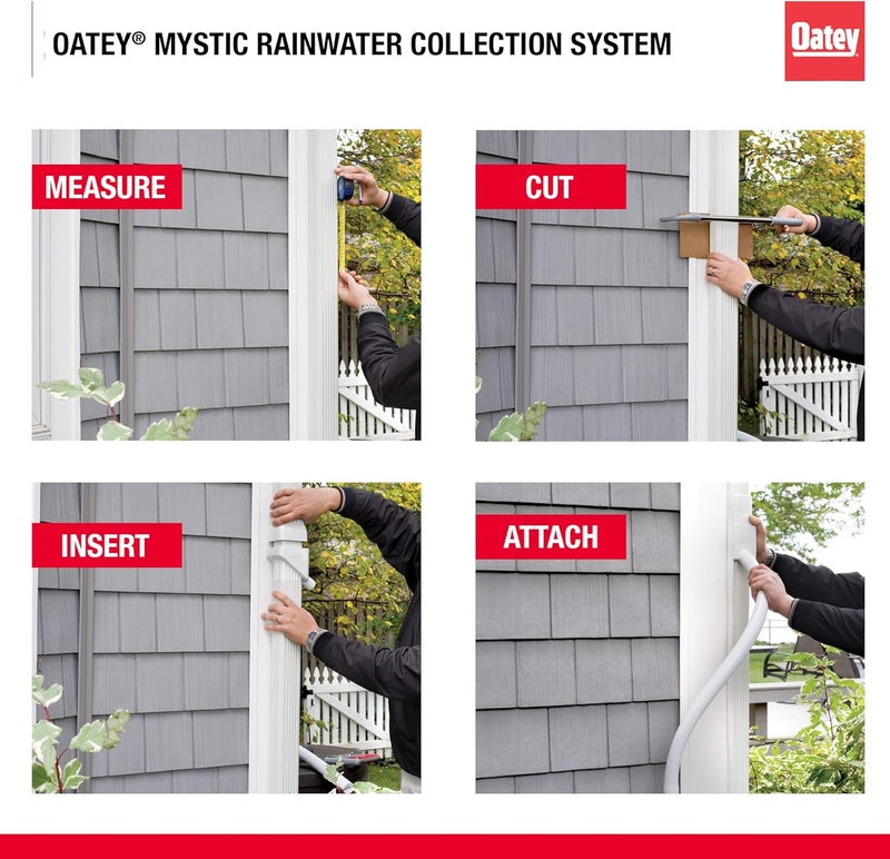 Oatey Mystic™ Rainwater Collection System with High Flow Hose - Image 4