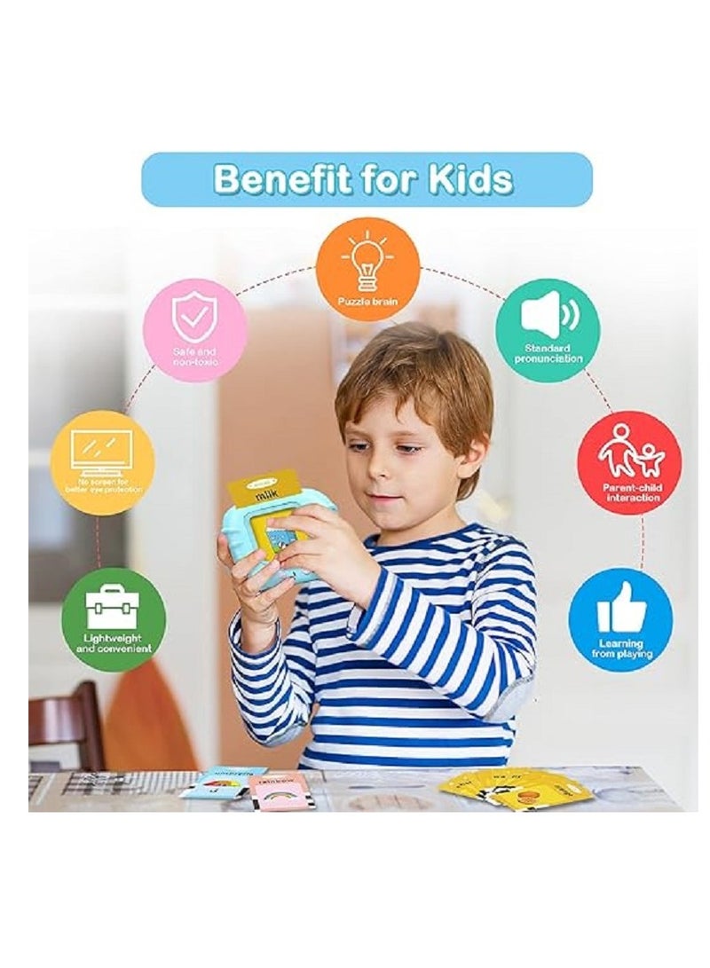 Educational Toy for Kids, Audible Flash Cards for Listening, Reading and Writing for Toddlers Ages 1-6, Flash Card Machine with 112 Double-Sided Cards - Image 5