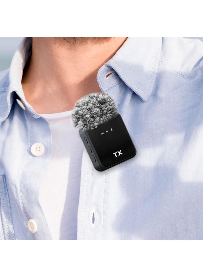 3 in 1 Microphone for iPhone/Android/Camera, Wireless Microphones, 328ft Transmission, 18H Battery Life, Mini Microphone for Record Interview, Vlogs, YouTube, Tiktok - Image 2