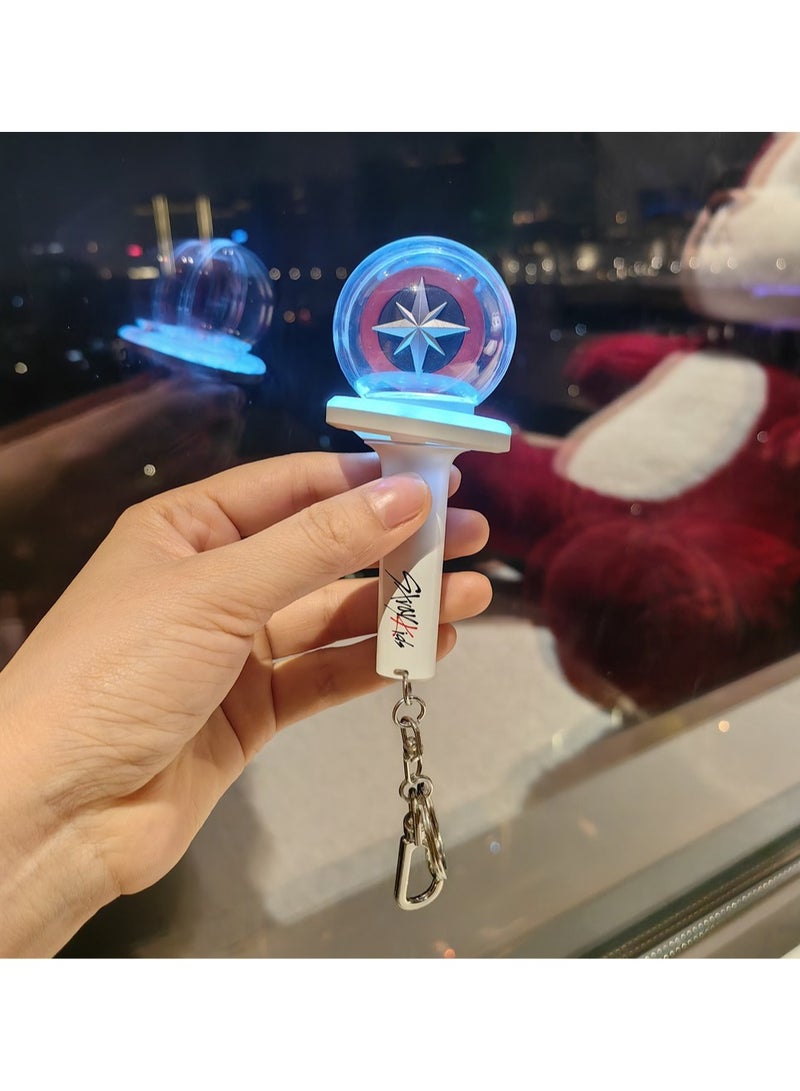 Kpop Straykids 2 Generation Glowstick Light Keychain Mini Stick Light Pendant - Image 1