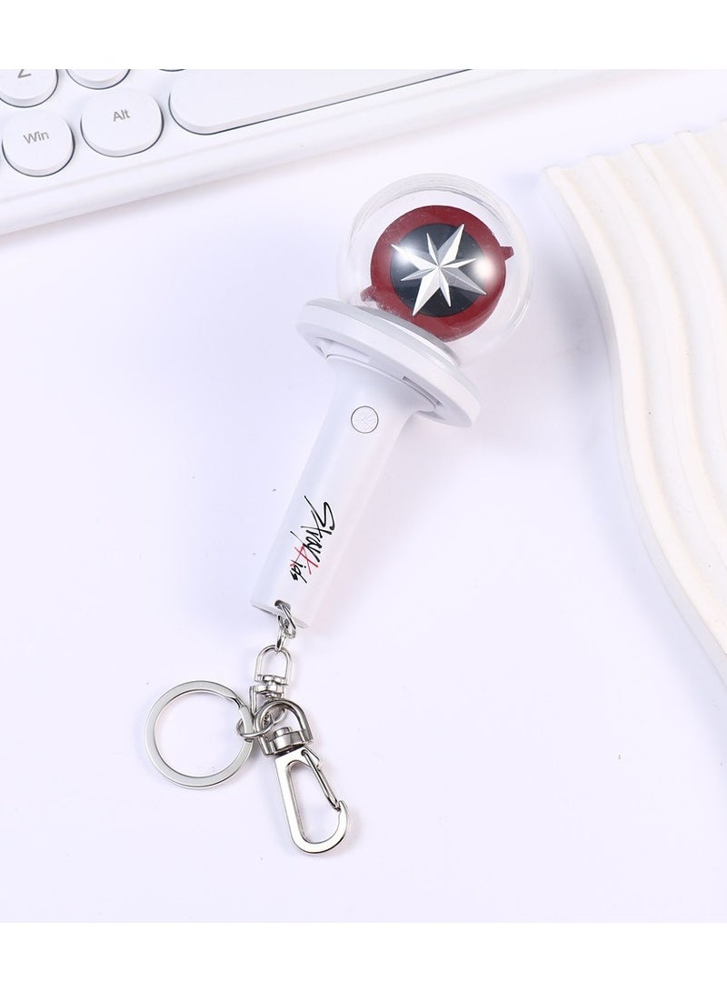 Kpop Straykids 2 Generation Glowstick Light Keychain Mini Stick Light Pendant - Image 3