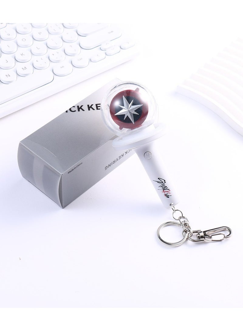 Kpop Straykids 2 Generation Glowstick Light Keychain Mini Stick Light Pendant - Image 4