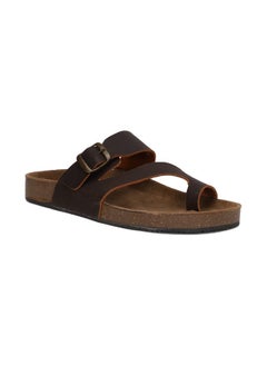Bata Bata Men's BIO TOERING Slippers (8734007_DARK BROWN_9 UK) 