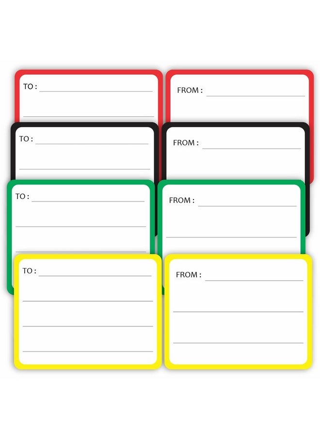 PARTH IMPEX To From Stickers For Gifts - (Set Of 40) 4.5" X 3.5" Large Any Occasion Address Mailing Blank Mail Labels For Birthday Christmas New Year Envelopes Shipping Boxes  - Image 3