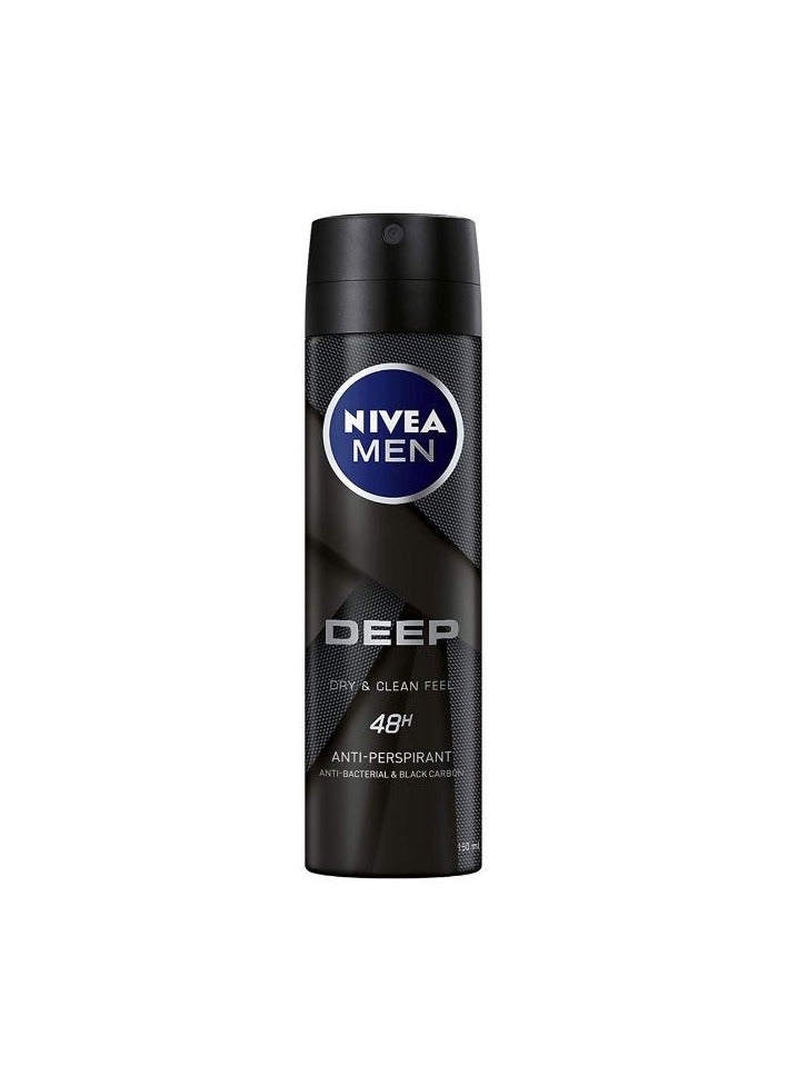 Nivea Anti Perspirant deep dry clean feel 150 ml - Image 1