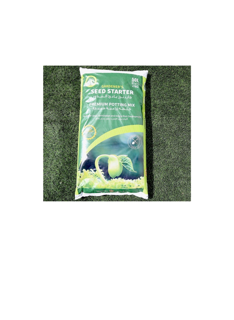 GARDENER'S Seed Starter Potting Mix Premium potting soil 20 LITER BAG  - Image 1