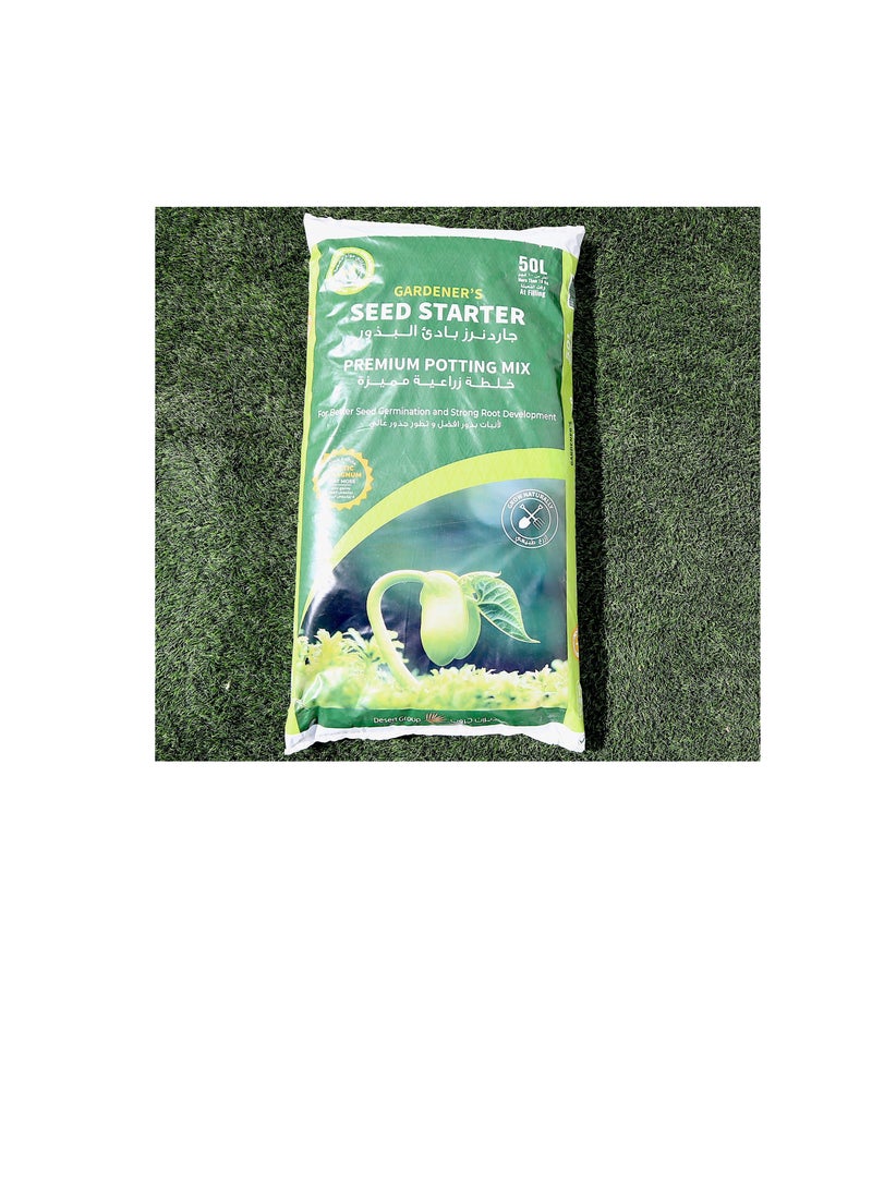 GARDENER'S Seed Starter Potting Mix Premium potting soil 20 LITER BAG  - Image 3