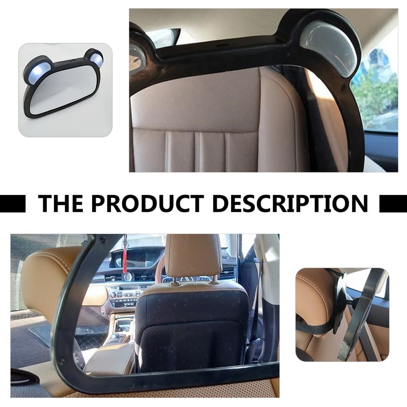 🚗 مرآة داخلية للسيارة قابلة للتدوير للمراقبة الخلفية لمتابعة سلامة الطفل - Image 4