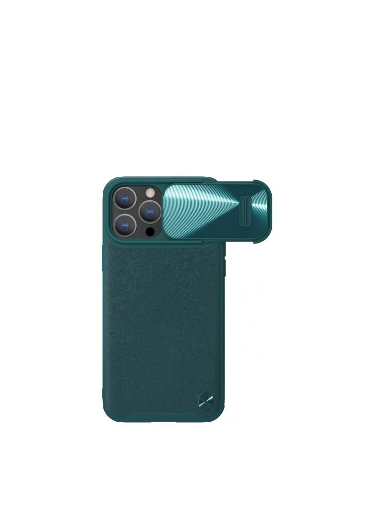 نيلكين نيليكن كام شيلد جلد غطاء ايفون 14 برو ماكس - أخضر - Image 1