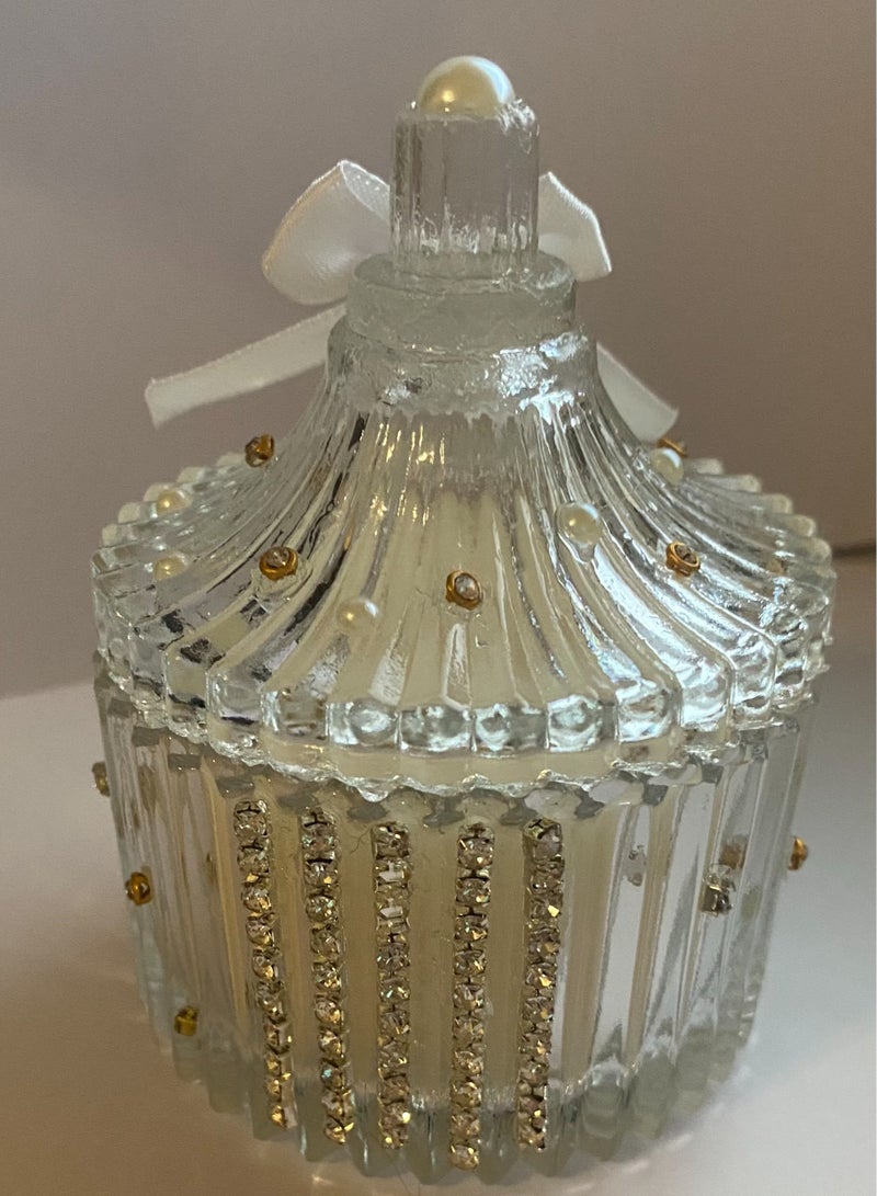 Heya Tria glass decorated scented candle #2 - Image 2