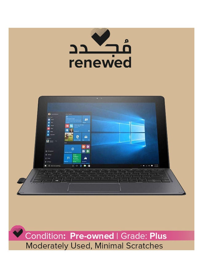 HP مُجدد - لابتوب X2 612 G2 الاحترافي بشاشة تعمل باللمس مقاس 12.5 بوصة ومُعالج إنتل كور i5 الجيل السابع وذاكرة رام سعة 8 جيجابايت ومحرك أقراص SSD سعة 256 جيجابايت وبطاقة رسومات إنتل 615 بدقةٍ عالية الوضوح اللغة الإنجليزية أسود - Image 1