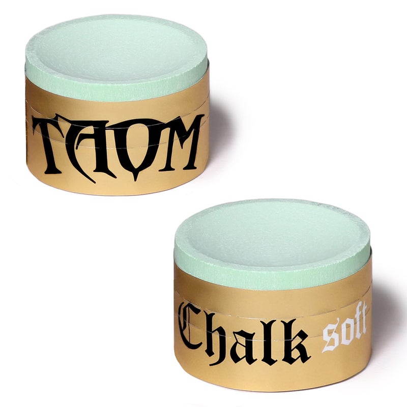 TAOM YBW Soft Billiard Pool Cue Premium Chalk Green - Image 3