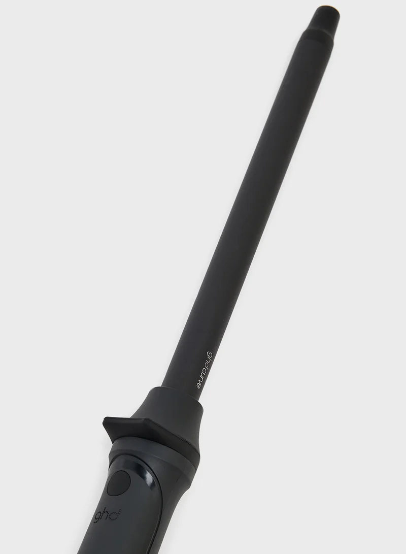 Ghd Brand ghd ثين واند مكواة تجعيد الشعر 0.5 بوصة مع أداة تصفيف آمنة للشعر بدرجة حرارة ثابتة، مكواة تجعيد مثالية لتجعيد الشعر الضيق في ثوانٍ مع ثبات يدوم طوال اليوم أسود