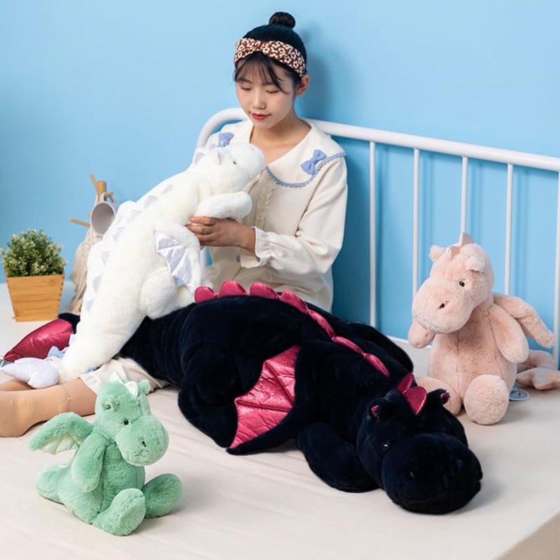 IFX24 Black Weighted Stuffed Animals 10Lbs 35.4", Weighted Dragon Stuffed Animal for Kids and Adults, Heavy Weighted Stuffed Animals for Comfort and Relaxation - Image 5