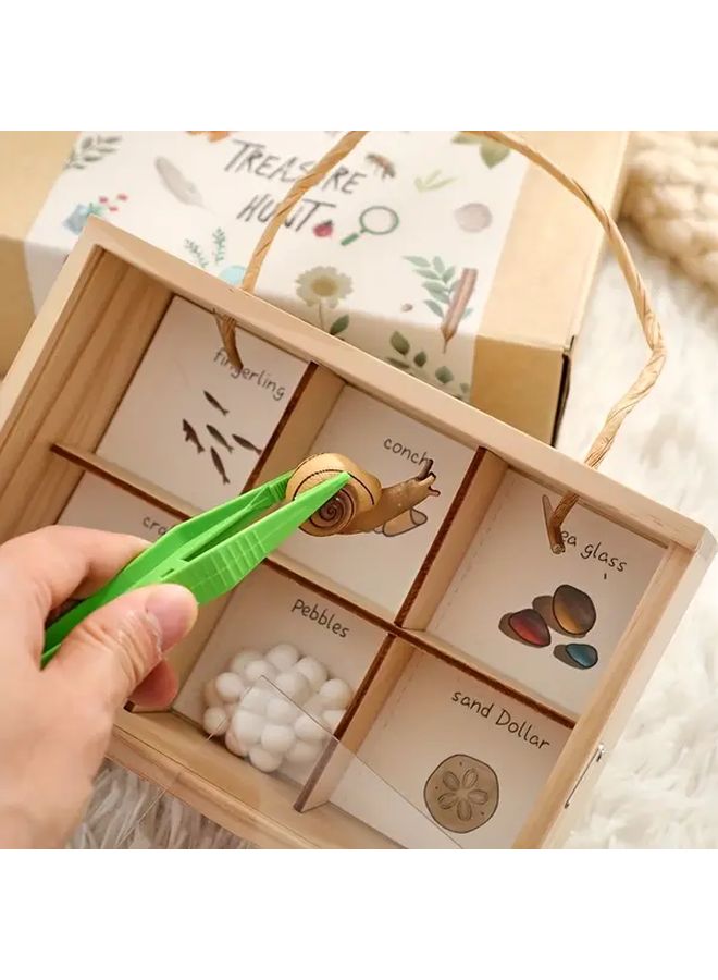 Wooden Adventure Set For Kids Outdoor Treasure Hunt Exploration Game - Image 5