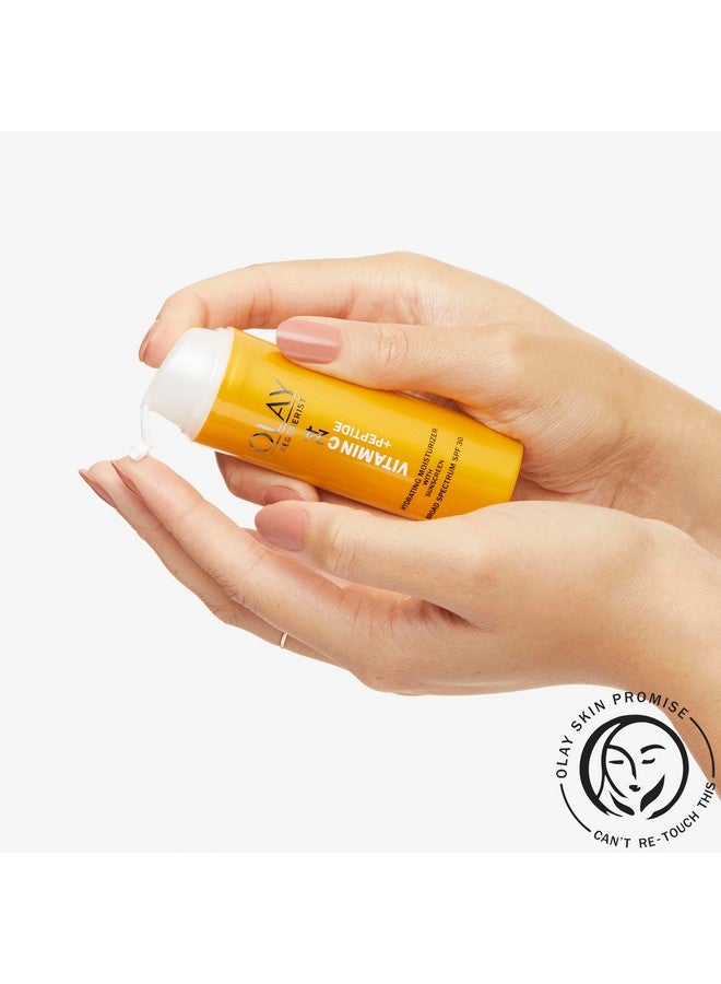 مرطب الوجه أولاي ريجينيريست بفيتامين سي وببتيد 24، عامل حماية من الشمس 30، 1.7 أونصة - Image 4