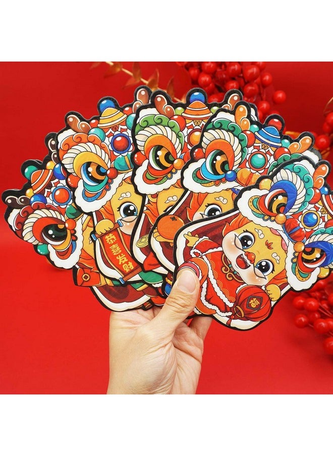 ETHOON 36 Pcs Red Envelopes Chinese New Year 2024 Cute Dragon Shape Red Envelope Lunar New Year Hong Bao Red Pocket Lucky Money Envelopes Cash For Gifts Spring Festival Set3  - Image 5