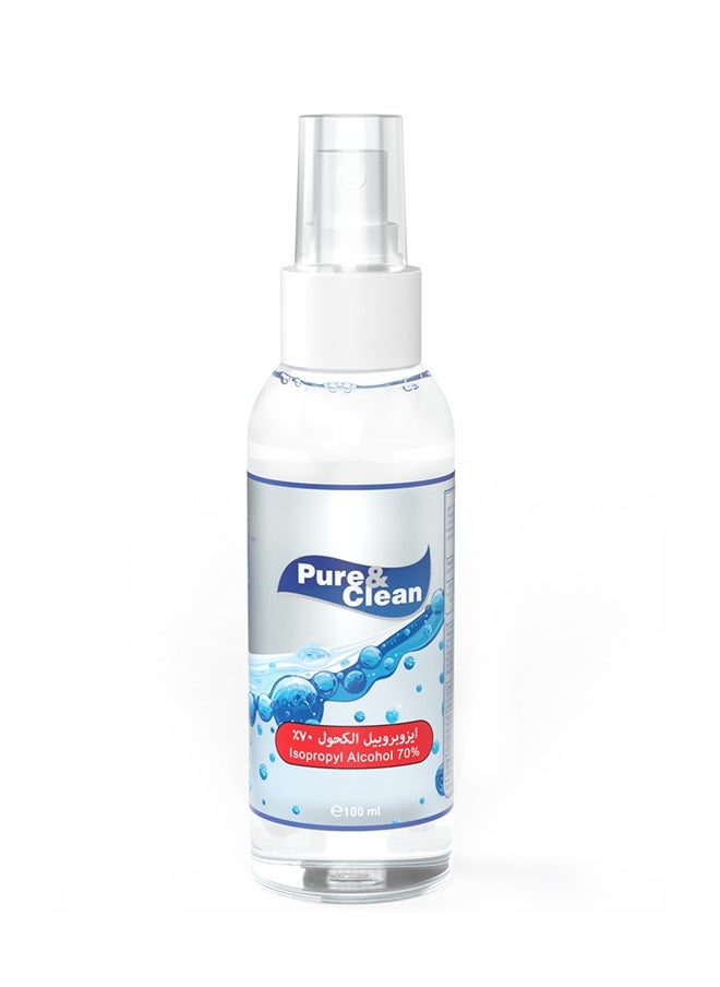 Pure & Clean Pure & Clean Isopropyl 70% Spray 100ml 