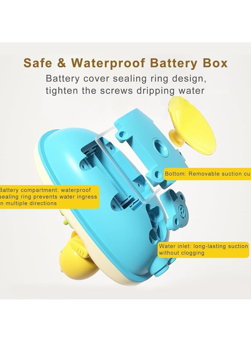Baby Bath Toy for Toddlers with Cute Duck Design, Electric Spray Bathtub Toy with 3 Spraying Ducks & 1 Shower Head, Floating Boat Bath Toy for Sensory Development, 2-5 Years Old  - Image 4