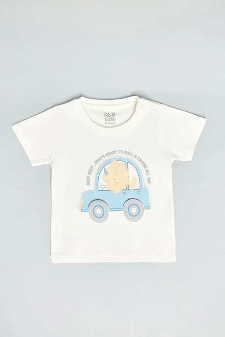 R&B Printed T-Shirt & Shorts Set