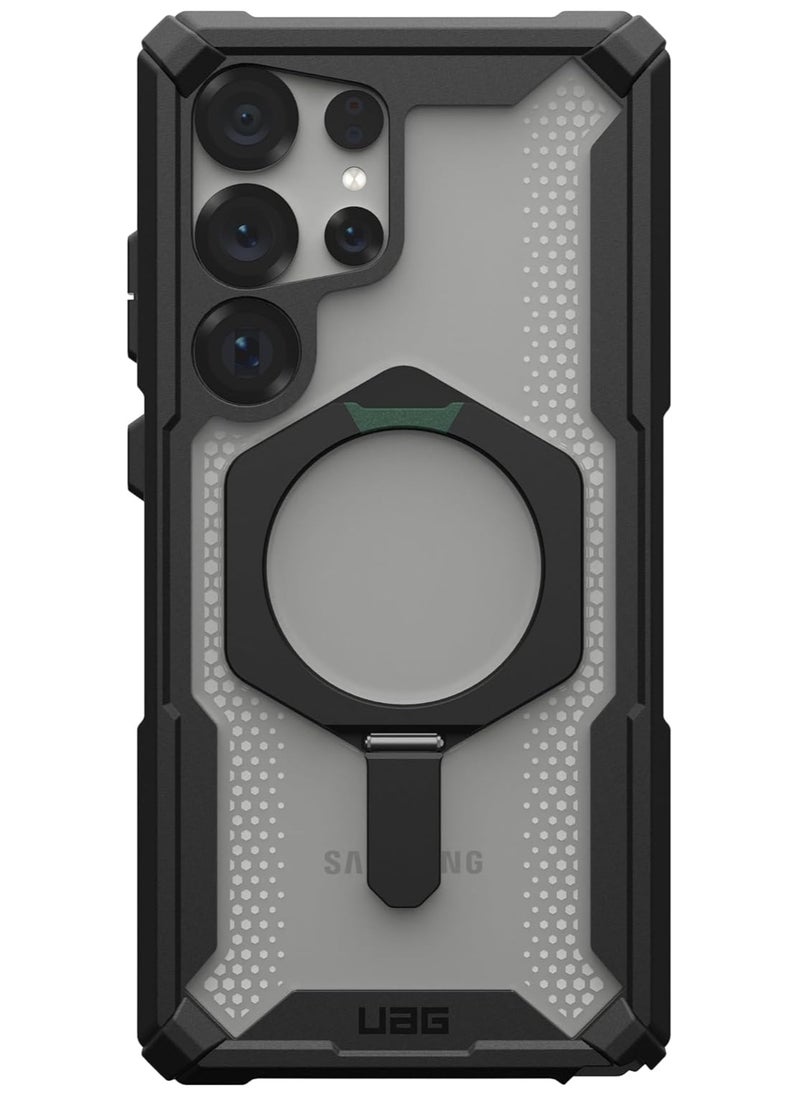 Urban Armor Gear - UAG Plasma XTE MagSafe for Samsung Galaxy S25 ULTRA Case Cover [20 Feet Drop tested] with Kickstand - Black | Clear - Image 1