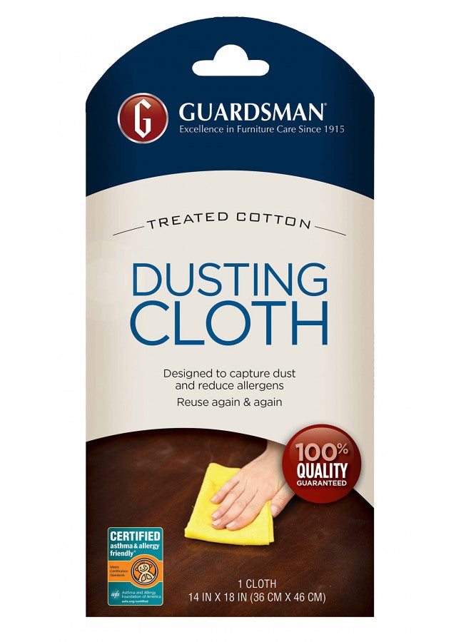 Guardsman Wood Furniture Dusting Cloths - 1 Pre-Treated Cloth - Captures 2x The Dust of a Regular Cloth, Specially Treated, No Sprays or Odors - 462100 - Image 1