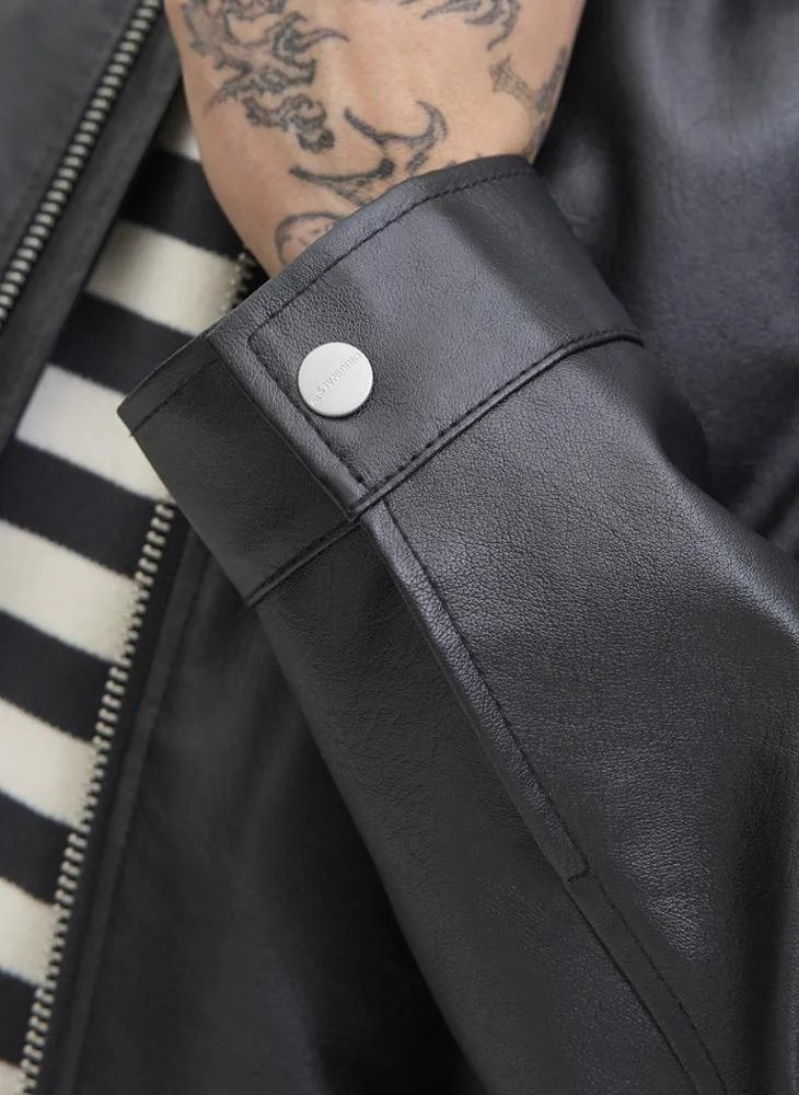 JACK & JONES Essential Leather Jacket
