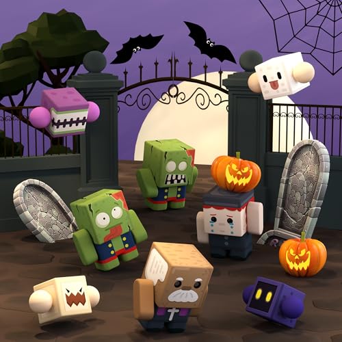 GobiDex 8PCS Magnetic Figures Playset Rotatable Monster Character Toys for Kids Toddlers Quiet Sensory Play Preschool STEM Gift Compatible with Magnet Blocks - Image 5