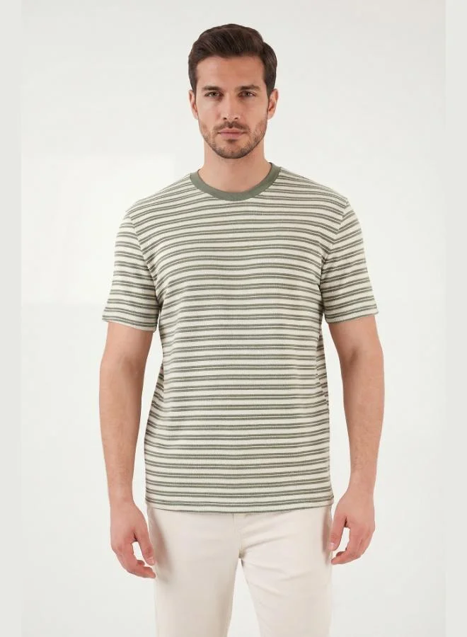 Buratti Cotton Regular Fit Crew Neck T-Shirt Men's T-SHIRT 5904027