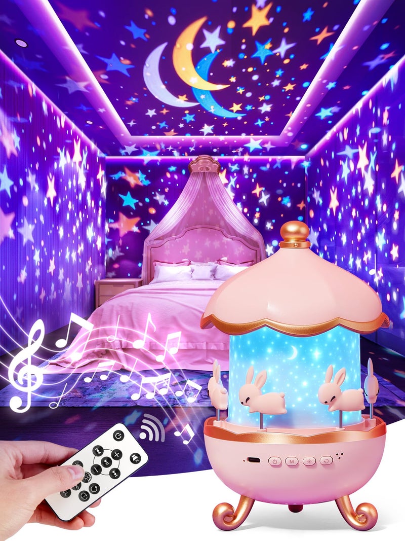 One Fire Baby Night Light Projector 15 Sound Machine Star Projector for Kids Room15 Films Star Light Projector 29 Year Old Girl Gifts ToysBrightness Baby Night Lights for Nursery Kawaii Room Decor