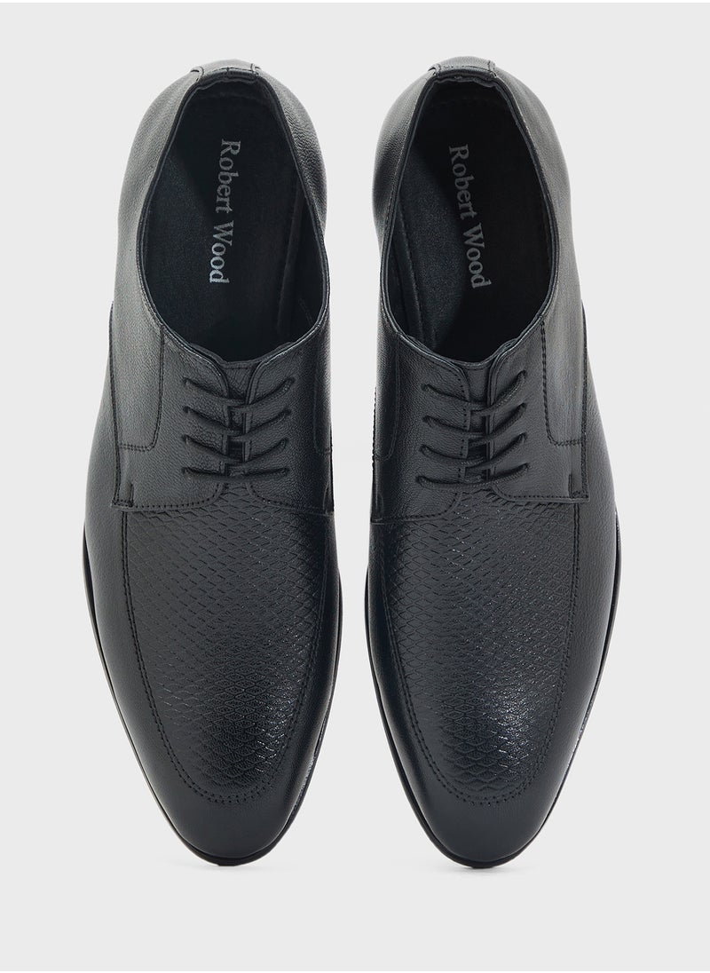 Robert Wood Genuine Leather Formal Lace Ups  - Image 4