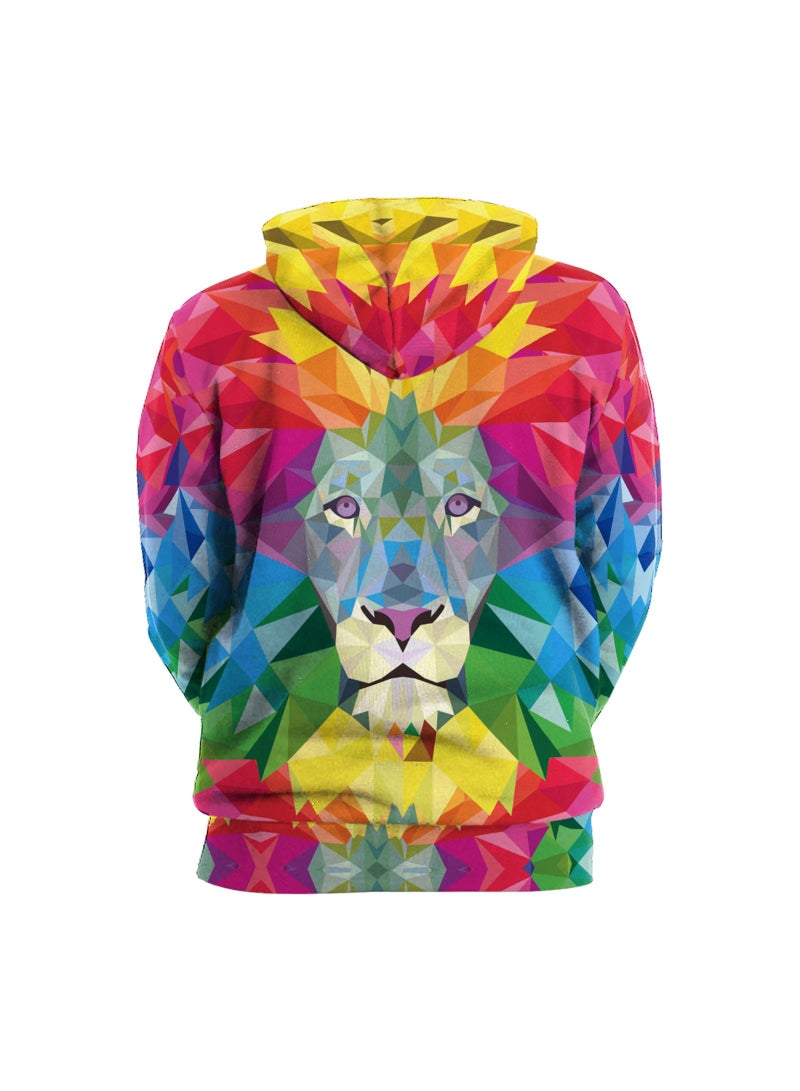 Loquat Squality 3D Printing Long Sleeved Hoodie Men/Women Multicolour - Image 2