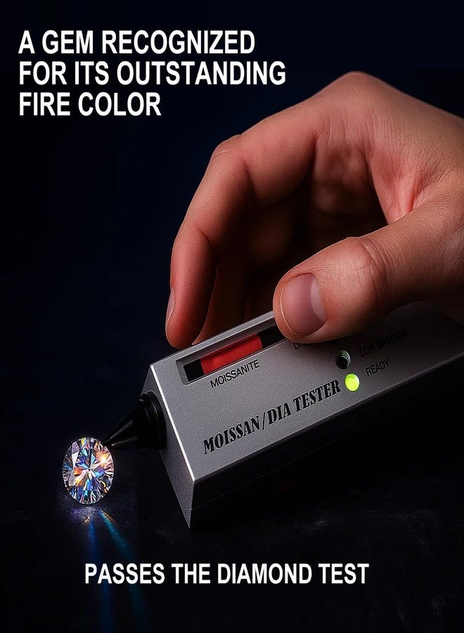 فوجو أقراط VOJO ثلاثية الأزواج من التيتانيوم والمويسانيت G23، أقراط مضادة للحساسية للنساء والرجال (ذهب أبيض) - Image 3