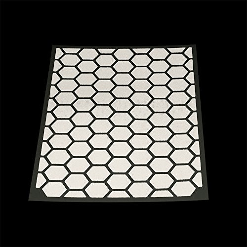 RydeSafe Reflective Decals - Hexagon Kit - Large (Black) - Image 2