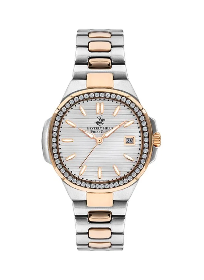 بيفرلي هيلز بولو كلوب Beverly Hills Polo Club BP3320X.530 Women Analog Display Watch & Metal Strap Silver