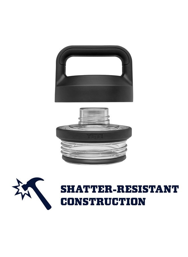 يتي زجاجة YETI Rambler سعة 46 أونصة، معزولة بالفراغ، من الفولاذ المقاوم للصدأ مع غطاء شرب، رغوة البحر - Image 4