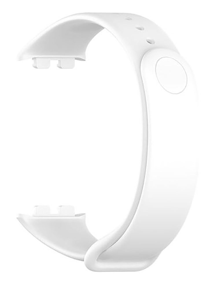 Huawei Band 9 / Honor Band 9 Sport Soft Silcon Replacement Strap - White - Image 2