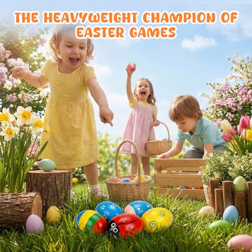 POPLAY 15PCS Egg Shakers Maracas for Kids Musical Instruments for Babies Hand Percussion Shakers Musical Eggs for Easter Basket Stuffers Party Favors - Image 5