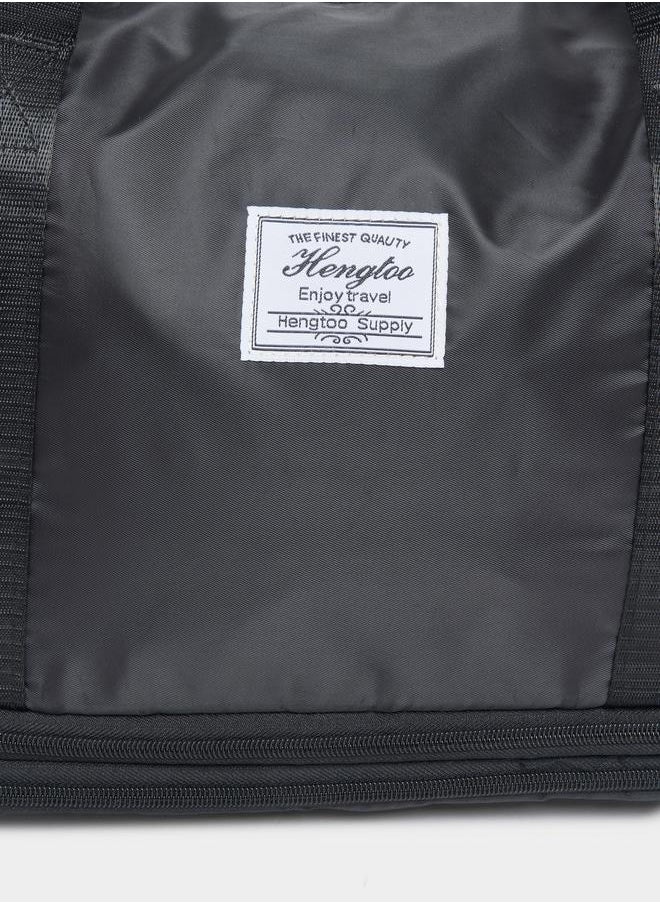 Styli Printed Patch Detail Fundamental Sports Bag  - Image 4