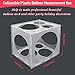 Catcan 11 Holes Balloon Sizer Cube Box Catcan 210 Inch Collapsible Plastic Balloon Size Measurement Tool for Party Balloon Arches Columns Decoration - Image 2